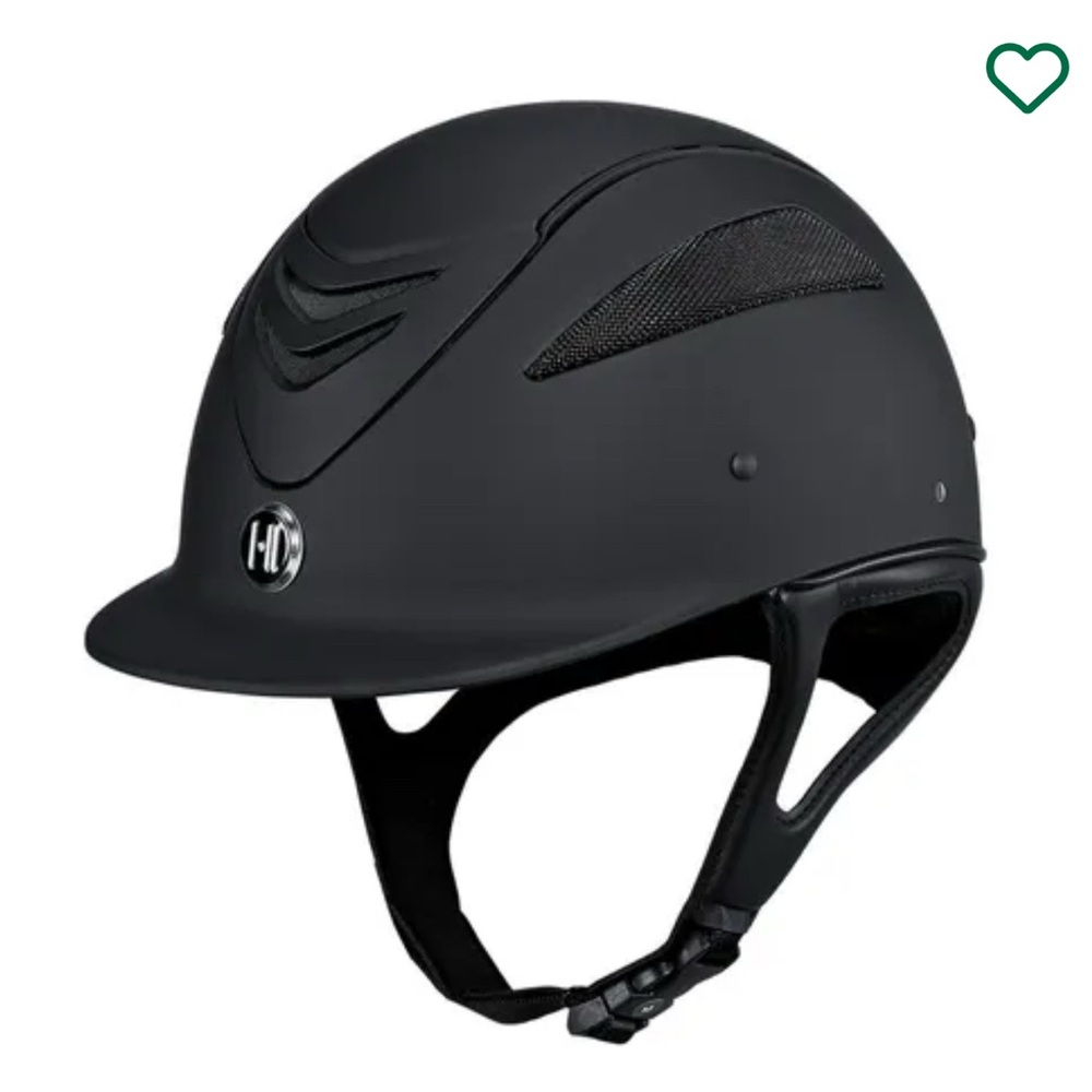 ONE K Matte Black Equestrian Helmet